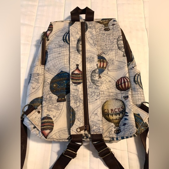 Uma Hana Waterproof Enjoy The Little Things Circus Flying Air Balloon Backpack - Picture 7 of 16